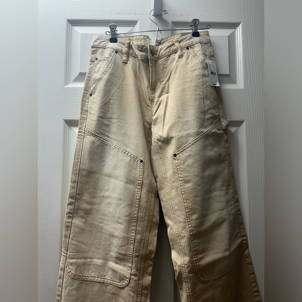 PacSun Women's Tan Cargo Jeans